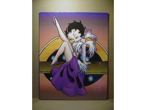 Betty Boop Post Card Leg Up Design 11x14 #01